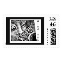 ** Wind man ** postage