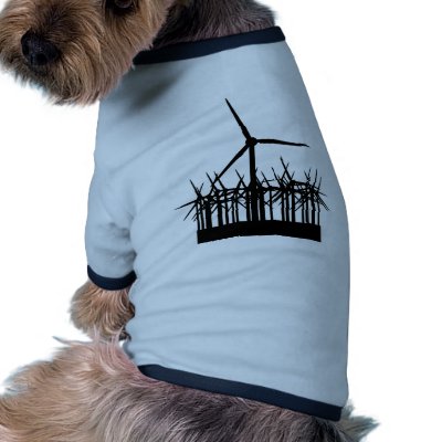 wind power environment pet shirt by TomaniacLines