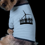 wind power environment pet shirt