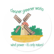 WIND POWER stickers by turnleft WIND POWER stickers