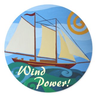Wind Power sticker