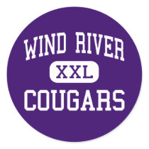 Wind River - Cougars - Middle - Pavillion Wyoming stickers by customteamsportswear Wind River - Cougars - Middle - Pavillion Wyoming stickers