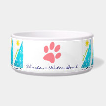 Wind, Sail and Sun for Dogs Dog Bowls