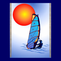Wind Surf Poster posters