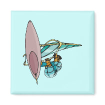 Wind Surfer magnets by shopstew Wind Surfer magnets
