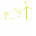 Wind Turbines Green t-shirts by litabug Wind Turbines Green t-shirts