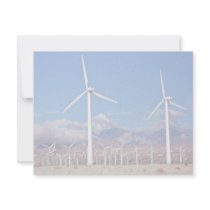 Wind turbines personalized invitation