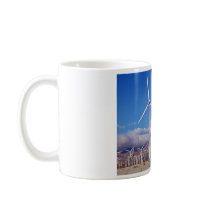 Wind turbines coffee mugs