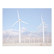 Wind turbines personalized invitation