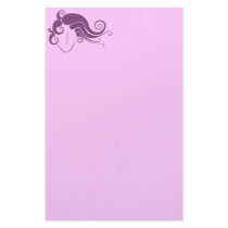 Wind Woman Design stationery by Robbirt Wind Woman Design stationery