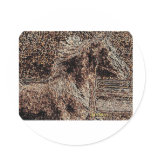 Windblown Mane Sticker