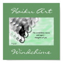 Windchime Haiku Art Print by Reflekshins Windchime Haiku Art Print