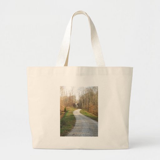 Winding Country Road Canvas Bag