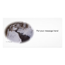 Winding Winter Stream - Photocard by terraphotography Winding Winter Stream - Photocard