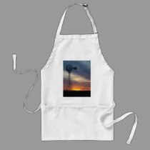 Windmill and Kansas Sunset aprons