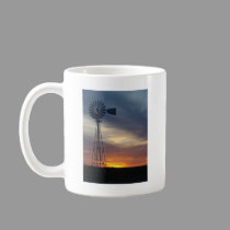 Windmill and Kansas Sunset mugs