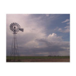 Windmill and western Kansas Skies Postcards