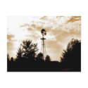 Windmill at Dusk postcards by PixieDust11 Windmill at Dusk postcards