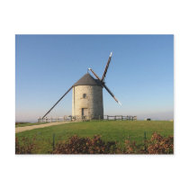Windmill in Brittany, France Postcards