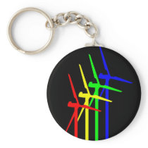 Windmill Night Keychains