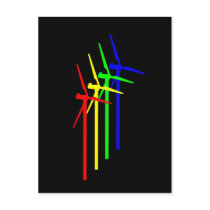 Windmill Night Postcards