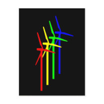 Windmill Night - Siemens Wind Power postcards