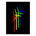 Windmill Night - Siemens Wind Power posters