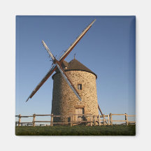Windmill of Moidrey, Normandy, France Refrigerator Magnet