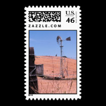 Windmill on the Prairie stamps