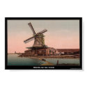 Windmill, rear view, Holland posters by eyecandy Windmill, rear view, Holland posters