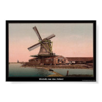 Windmill, rear view, Holland posters