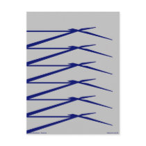 Windmill Shadows Grey - Siemens Wind Power Postcards