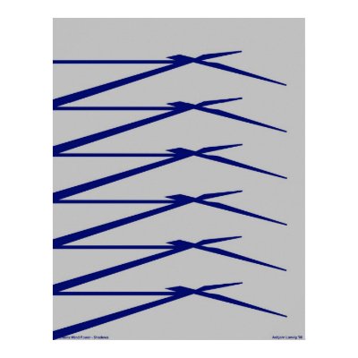 Windmill Shadows Grey - Siemens Wind Power Poster by lonvig