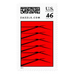 Windmill Shadows Postage Stamp