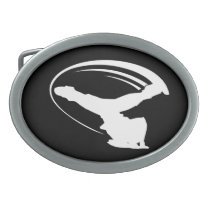 Windmill style wht belt buckle belt buckles