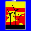 Windmill Sunrise Color - Siemens Wind Power cards