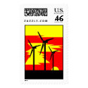 Windmill Sunrise postage by lonvig Windmill Sunrise postage