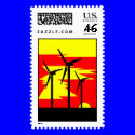 Windmill Sunrise postage