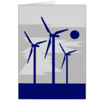 Windmill Surise Grey - Siemens Wind Power cards