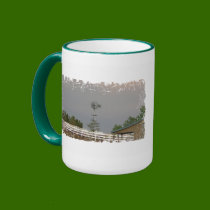 Windmill & White mugs by codfishlady Windmill & White mugs