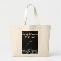 Windmills for the future generation tote bag