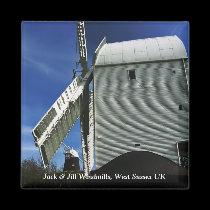 Windmills : Jack & Jills @ West Sussex UK Magnet magnets