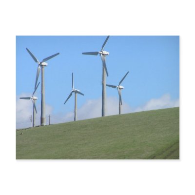 Windmills on the 580 post card by kimboj1