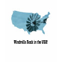Windmills Rock in the USA! t-shirts