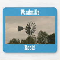Windmills Rock! mousepads