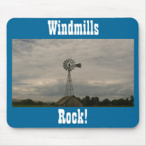 Windmills Rock! mousepads