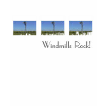 Windmills Rock! t-shirts