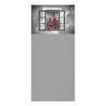 window-477937 window house black and white flowers customized rack card
