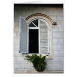 Window at Mackay Hospital, Danshui, Taiwan Greeting Card