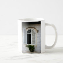 Window at Mackay Hospital, Danshui, Taiwan Mug